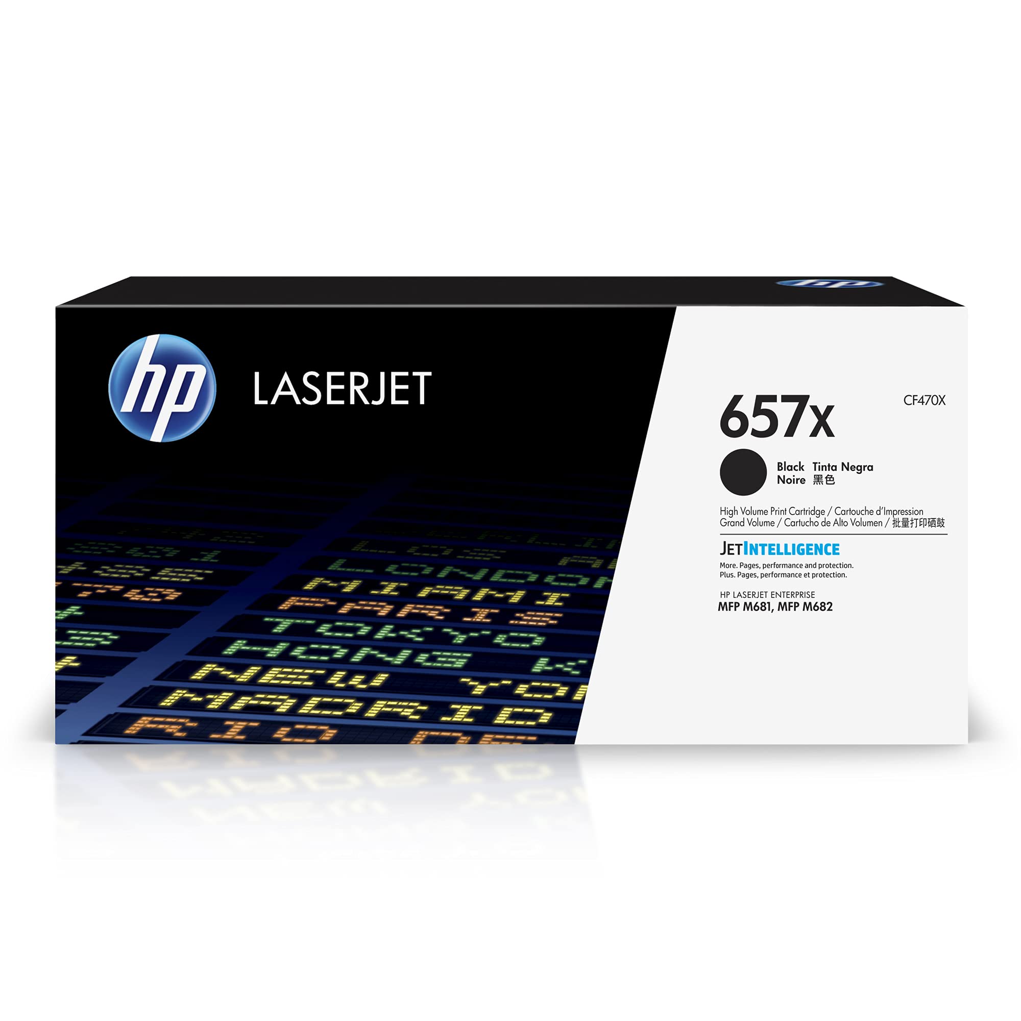 Amazon.com: HP 657X Black High-Yield Toner Cartridge | Works Color